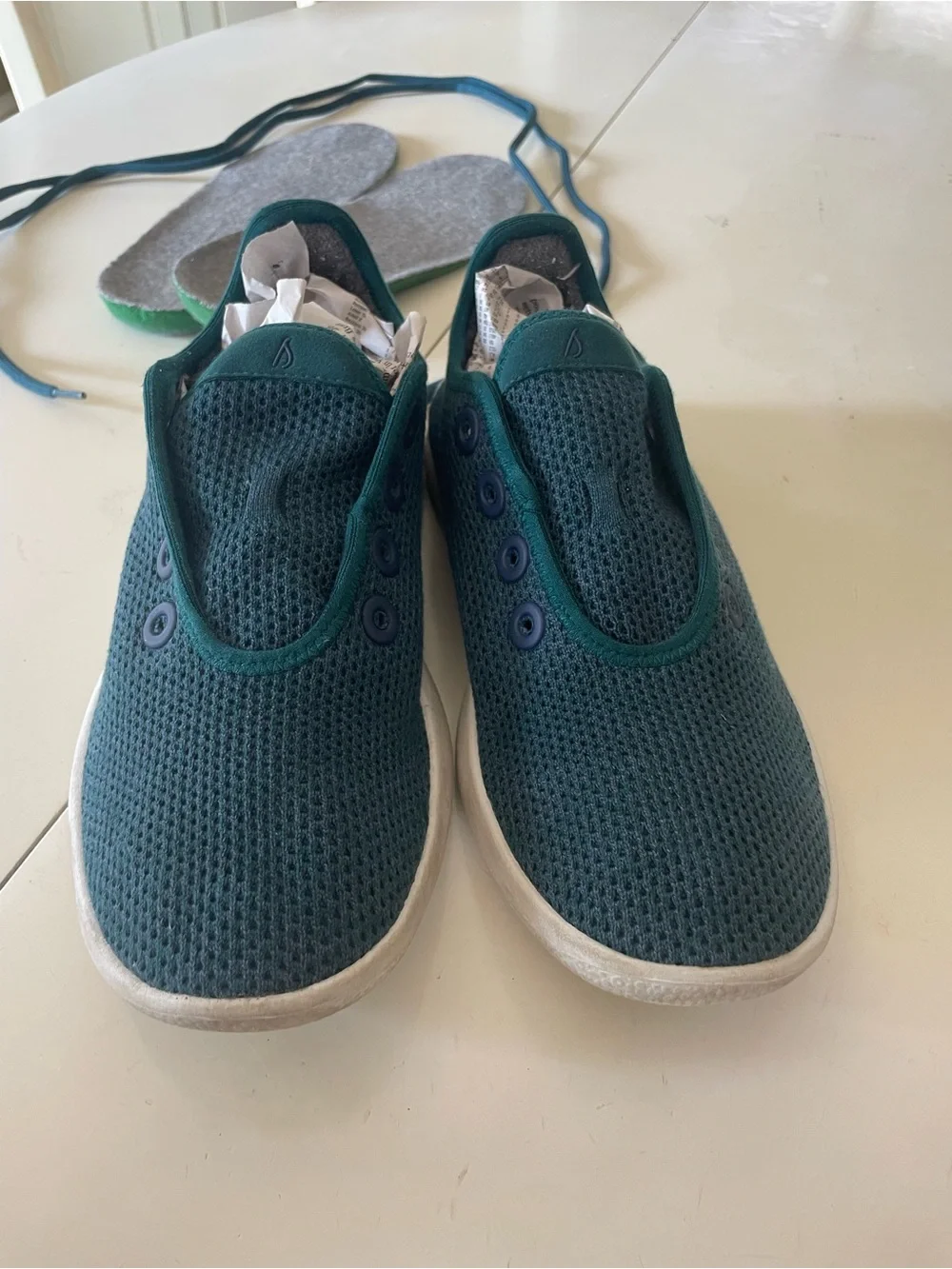 Allbirds Teal Tree Runners